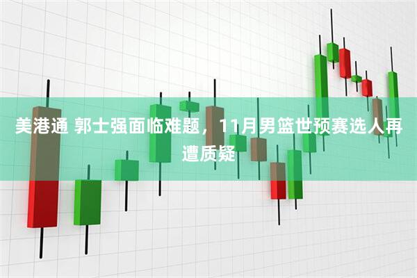 美港通 郭士强面临难题，11月男篮世预赛选人再遭质疑